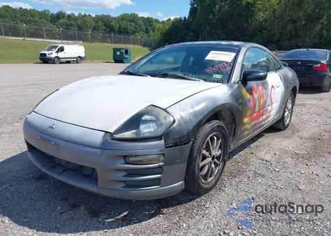 2002 Mitsubishi Eclipse Gs z USA, uszkodzony, nr VIN 4A3AC44G92E017537